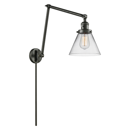 One Light Vintage Dimmable Led Swing Arm -  INNOVATIONS LIGHTING, 238-OB-G42-LED